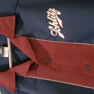 Schlitz Bowling Retro Button Down XL